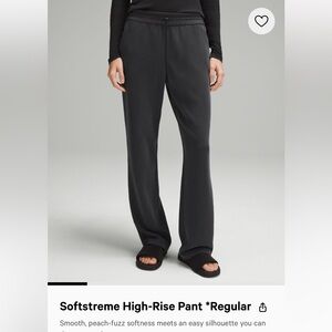 softstreme lululemon pant (black)